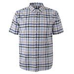 GAZMAN SLUB CHECK S/S SHIRT-new arrivals-BIGMENSCLOTHING.CO.NZ