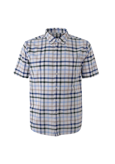 GAZMAN SLUB CHECK S/S SHIRT
