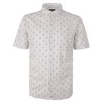 GAZMAN SQUARE PRINT S/S SHIRT-new arrivals-BIGMENSCLOTHING.CO.NZ