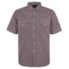 CIPOLLINI 2 POCKET ORANGE CHECK S/S SHIRT-new arrivals-BIGMENSCLOTHING.CO.NZ