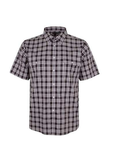 CIPOLLINI 2 POCKET PLAID S/S SHIRT