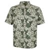 CIPOLLINI BAMBOO GREEN HIBISCUS S/S SHIRT-new arrivals-BIGMENSCLOTHING.CO.NZ