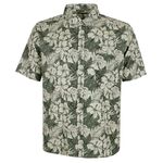 CIPOLLINI BAMBOO GREEN HIBISCUS S/S SHIRT-new arrivals-BIGMENSCLOTHING.CO.NZ