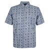 CIPOLLINI BAMBOO BLUE TREE S/S SHIRT-new arrivals-BIGMENSCLOTHING.CO.NZ