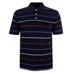 BERTINI 411 STRIPE PIQUE POLO-new arrivals-BIGMENSCLOTHING.CO.NZ