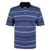 BERTINI 414 STRIPE JERSEY POLO-polos-BIGMENSCLOTHING.CO.NZ