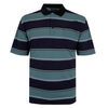BERTINI 416 STRIPE PIQUE POLO-new arrivals-BIGMENSCLOTHING.CO.NZ