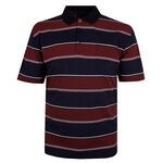 BERTINI 416 STRIPE PIQUE POLO-new arrivals-BIGMENSCLOTHING.CO.NZ