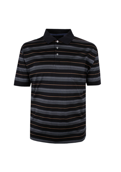 BACKBAY STRIPE MERCERIZED POLO
