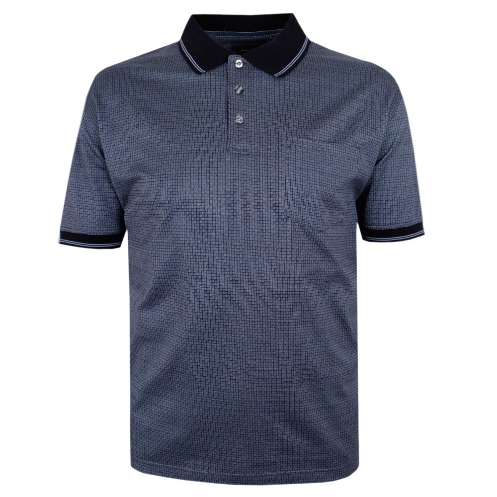 BACKBAY 102 JACQUARD MERCERIZED POLO