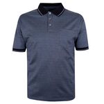 BACKBAY 102 JACQUARD MERCERIZED POLO-new arrivals-BIGMENSCLOTHING.CO.NZ