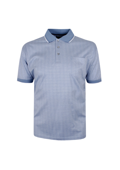BACKBAY DOT-LINE MERCERIZED POLO