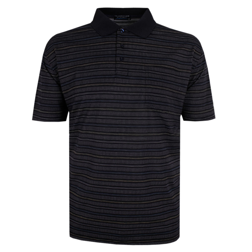 TRADEWINDS FINE STRIPE POLO