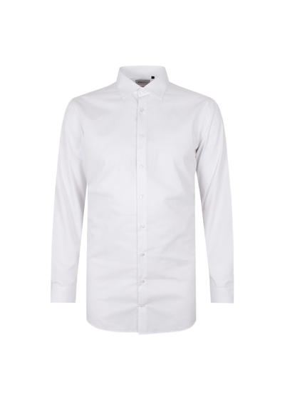 BROOKSFIELD TEX WHITE TALL L/S BUSINESS SHIRT