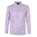 BROOKSFIELD 587 LILAC L/S BUSINESS SHIRT-new arrivals-BIGMENSCLOTHING.CO.NZ