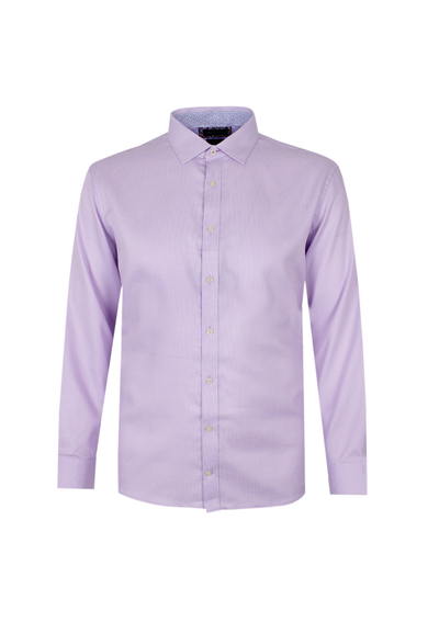 BROOKSFIELD 587 LILAC L/S BUSINESS SHIRT