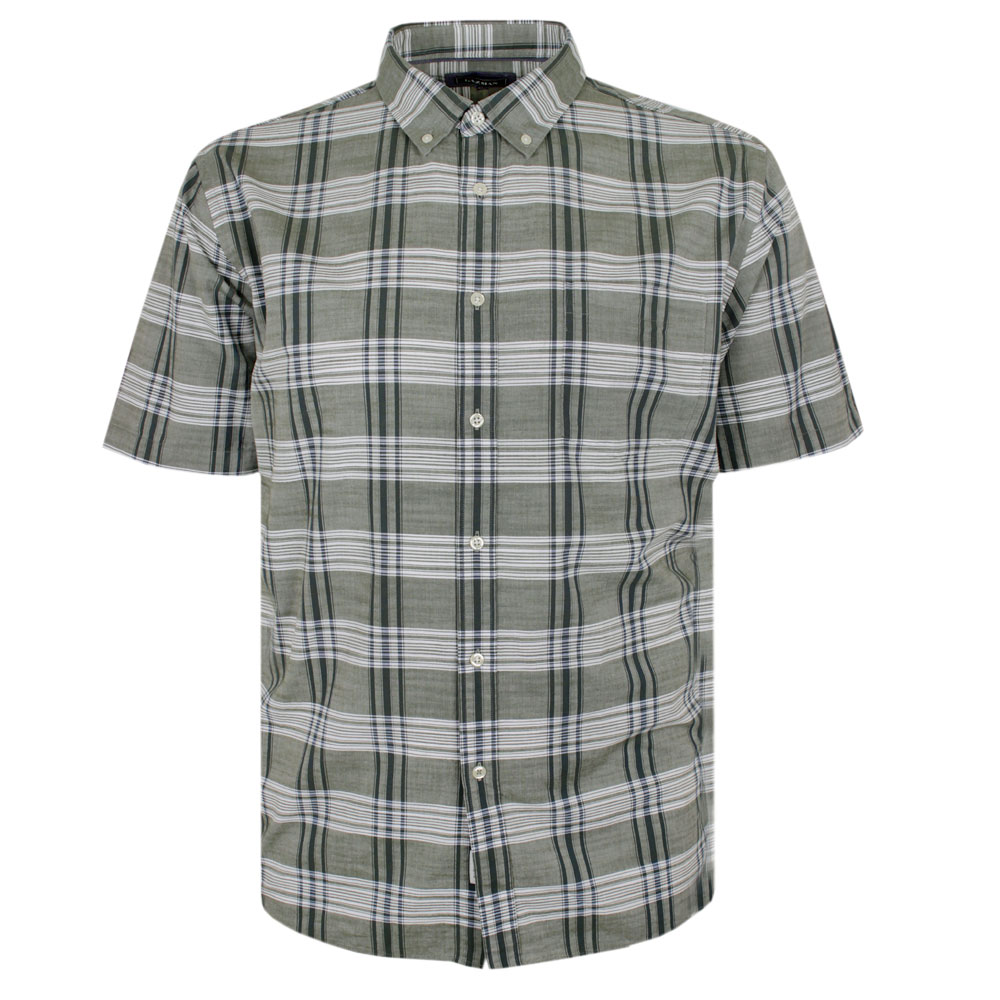 GAZMAN SLUB 5036 CHECK S/S SHIRT