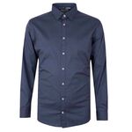 BROOKSFIELD 81 GEO TALL L/S BUSINESS SHIRT-new arrivals-BIGMENSCLOTHING.CO.NZ