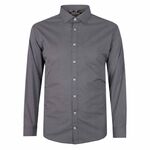 BROOKSFIELD EYE DOT L/S BUSINESS SHIRT-new arrivals-BIGMENSCLOTHING.CO.NZ