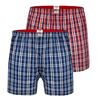 DUKE PLAID TWO PACK BOXER-new arrivals-BIGMENSCLOTHING.CO.NZ