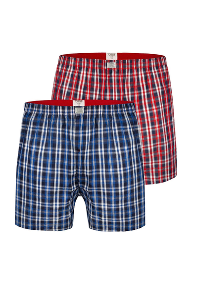 DUKE PLAID TWO PACK BOXER