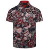 KAM SKULL&ROSE S/S SHIRT-new arrivals-BIGMENSCLOTHING.CO.NZ