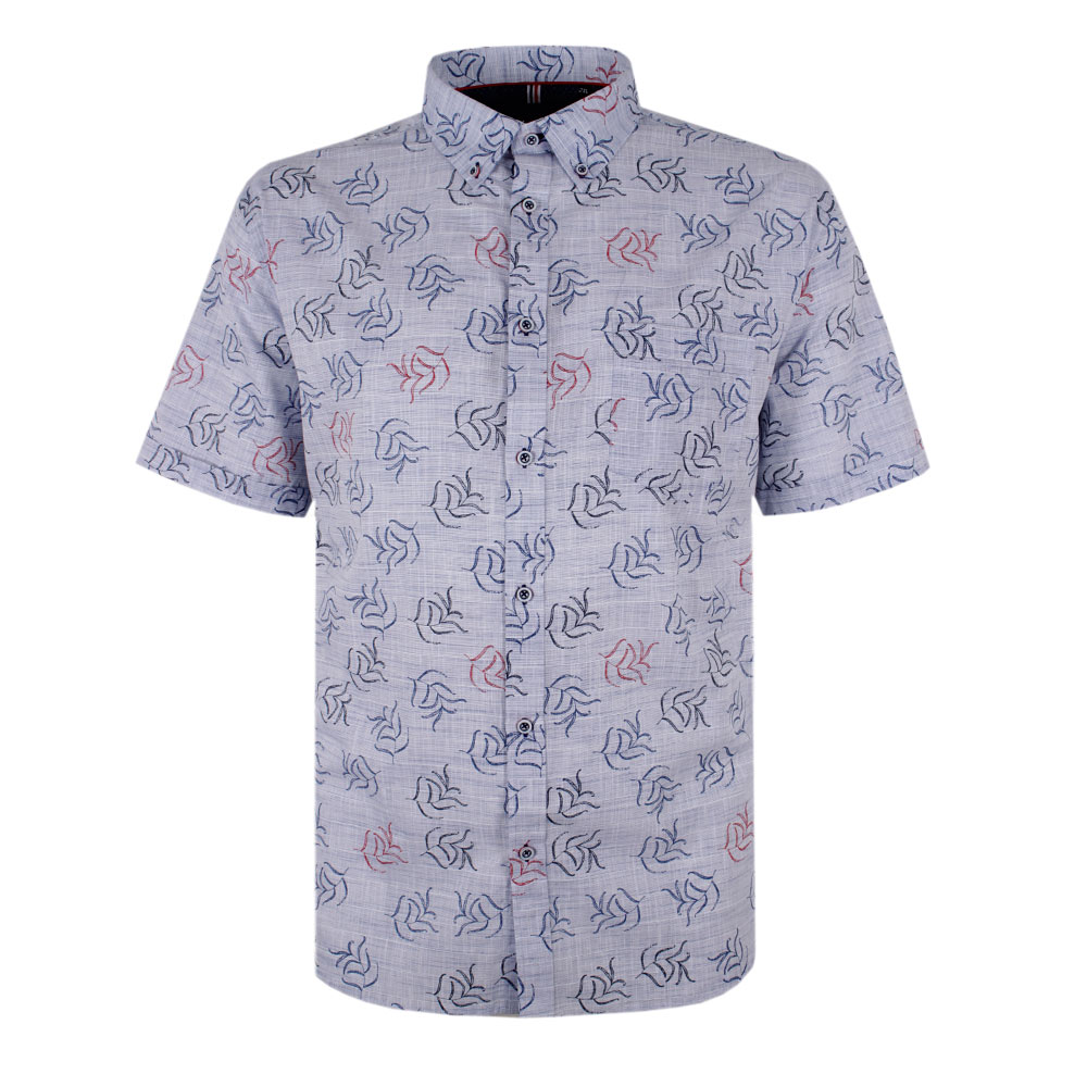 KAM DENIM LEAF S/S SHIRT