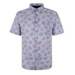 KAM DENIM LEAF S/S SHIRT-new arrivals-BIGMENSCLOTHING.CO.NZ