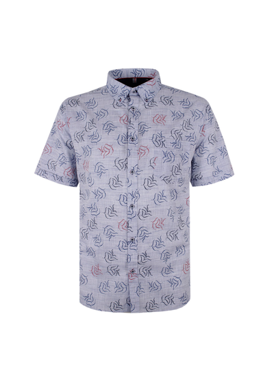 KAM DENIM LEAF S/S SHIRT