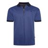 KAM ZIP COLLAR DOBBY POLO-new arrivals-BIGMENSCLOTHING.CO.NZ