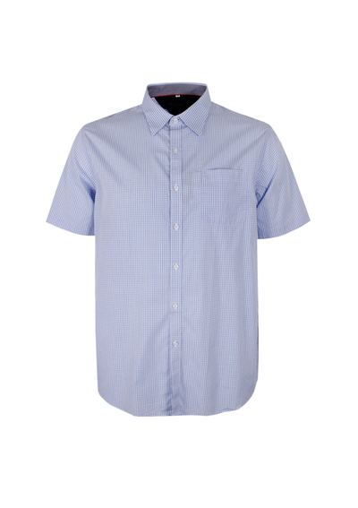 PERRONE BLUE GINGHAM S/S SHIRT