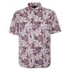 GAZMAN PINK HIBISCUS S/S SHIRT-new arrivals-BIGMENSCLOTHING.CO.NZ