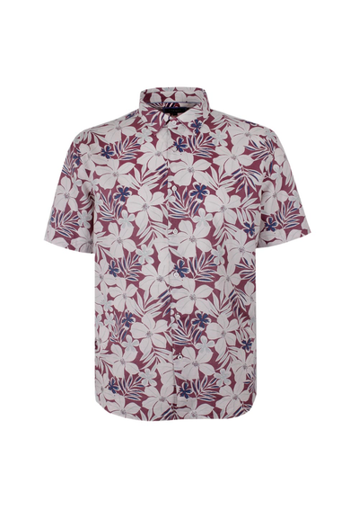GAZMAN PINK HIBISCUS S/S SHIRT