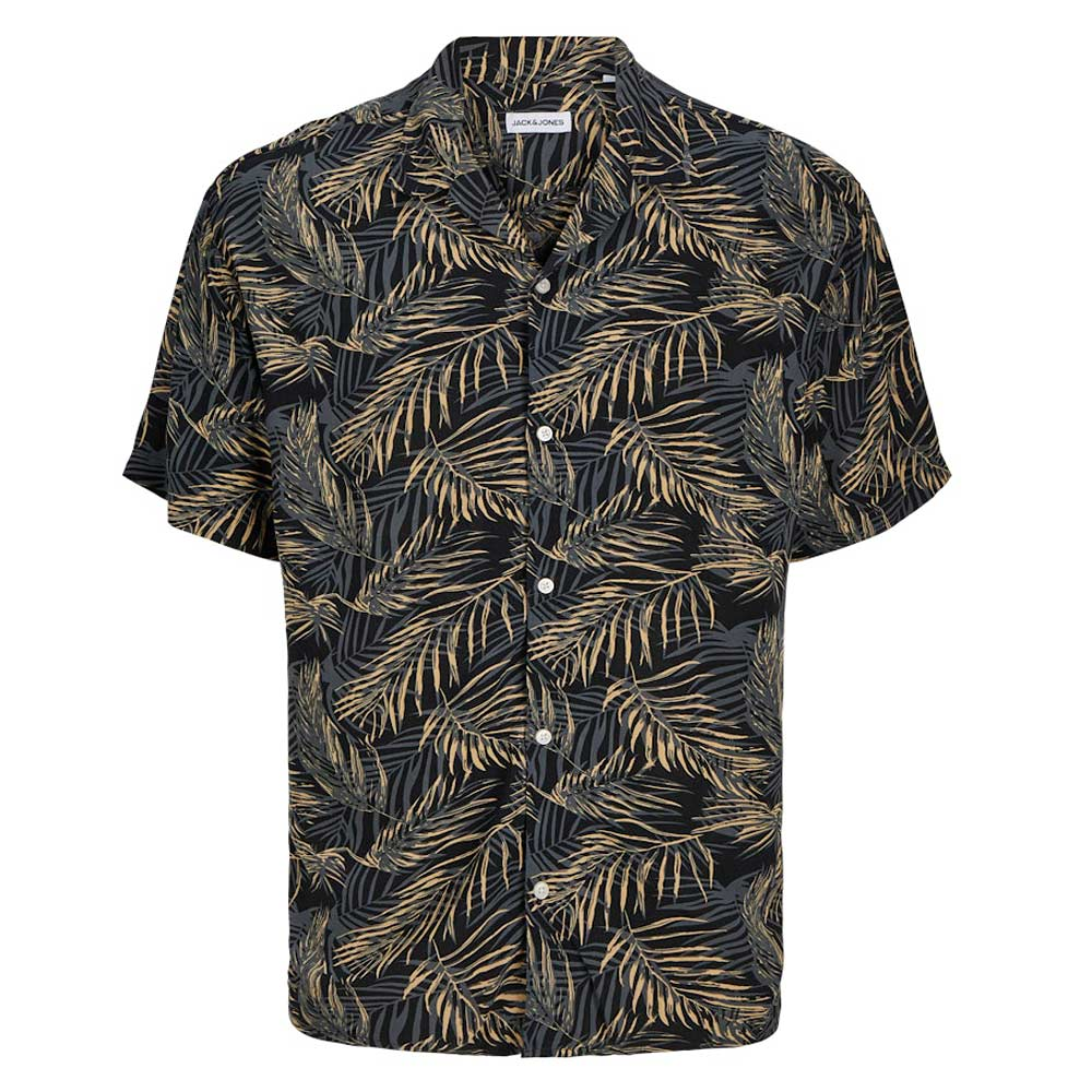 JACK & JONES PALM-RESORT PRINT S/S SHIRT