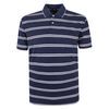GAZMAN DOUBLE WHITE STRIPE POLO-new arrivals-BIGMENSCLOTHING.CO.NZ