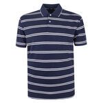 GAZMAN DOUBLE WHITE STRIPE POLO-new arrivals-BIGMENSCLOTHING.CO.NZ