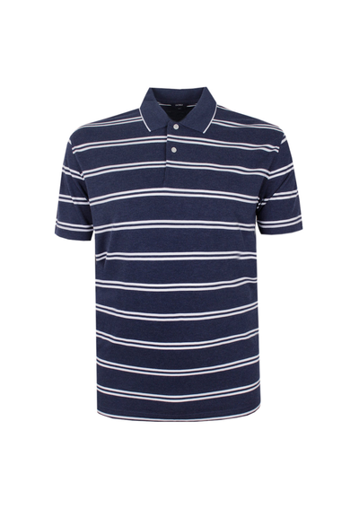 GAZMAN DOUBLE WHITE STRIPE POLO