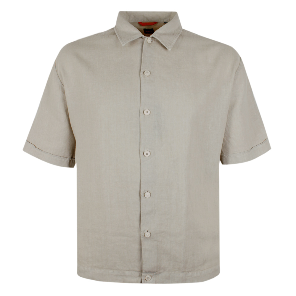 HUGO BOSS LAPOULLY LINEN S/S SHIRT