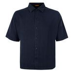 HUGO BOSS LAPOULLY LINEN S/S SHIRT-new arrivals-BIGMENSCLOTHING.CO.NZ