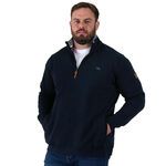 DUKE RUSSEL ¼ ZIP SWEAT TOP-new arrivals-BIGMENSCLOTHING.CO.NZ