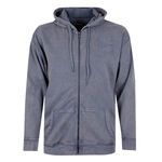 KAM EMBROIDERED WASHED HOODIE-fleecy tops & hoodies-BIGMENSCLOTHING.CO.NZ