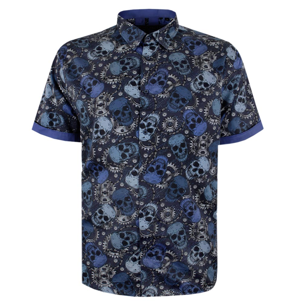 KAM MECHANIC SKULL S/S SHIRT
