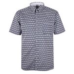 KAM 63 WAVE S/S SHIRT-shirts casual & business-BIGMENSCLOTHING.CO.NZ