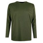 BRONCO PLAIN LONG SLEEVE TSHIRT-tshirts & tank tops-BIGMENSCLOTHING.CO.NZ