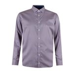 BROOKSFIELD GEO L/S BUSINESS SHIRT-new arrivals-BIGMENSCLOTHING.CO.NZ