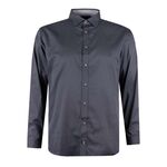 BROOKSFIELD GEO L/S BUSINESS SHIRT-new arrivals-BIGMENSCLOTHING.CO.NZ