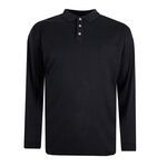 NORTH LATITUDE TEXTURED L/S POLO-new arrivals-BIGMENSCLOTHING.CO.NZ