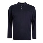 NORTH LATITUDE TEXTURED L/S POLO-new arrivals-BIGMENSCLOTHING.CO.NZ