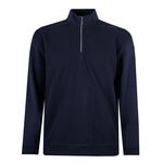 BACKBAY NAVY TEX ¼ PULL OVER-new arrivals-BIGMENSCLOTHING.CO.NZ
