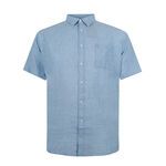 NORTH LATITUDE PLAIN LINEN S/S SHIRT-new arrivals-BIGMENSCLOTHING.CO.NZ